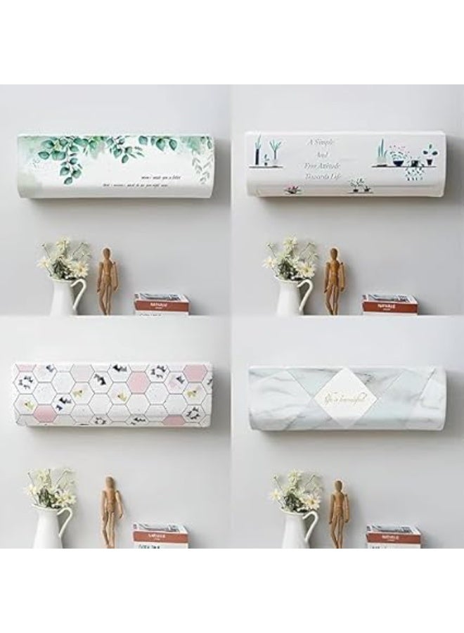 Waterproof and Dustproof Air Conditioner Cover, High-Quality Material with Elegant and Practical Design, 2-Piece Set (White)86  cm - Image 5
